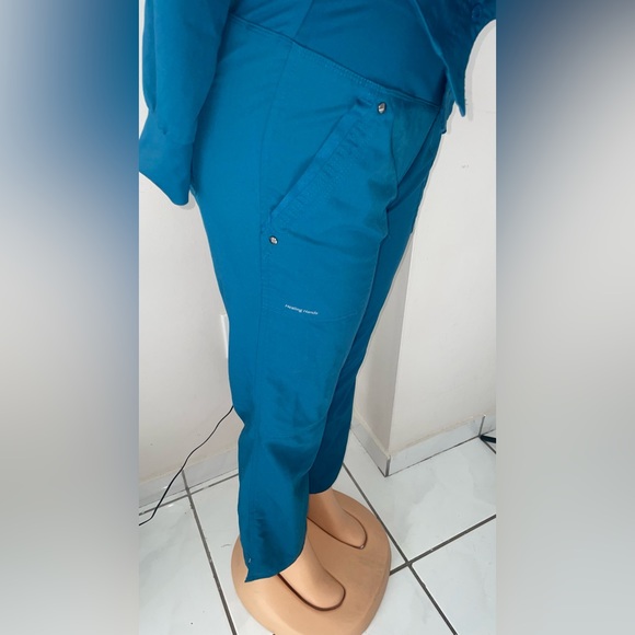 SET HEALING HANDS SET SCRUBS TOP L/S size XS PANT SP EXCELLENT CONDITIONS BOTH - Picture 6 of 13